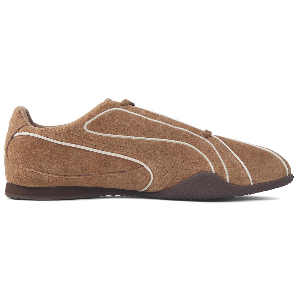 Puma Bella V2 Monosuede Low-Top Racing Fashion Retro Comfortable Versatile Suede Breathable Lifestyle Casual Shoes Unisex Sneaker Brown 406795-04