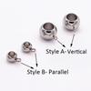 10pcs Stainless Steel Spacer Beads Pendant Charms Clasps Gold Color Bail Beads for DIY Jewelry Making Findings Hole 2-4mm Beads