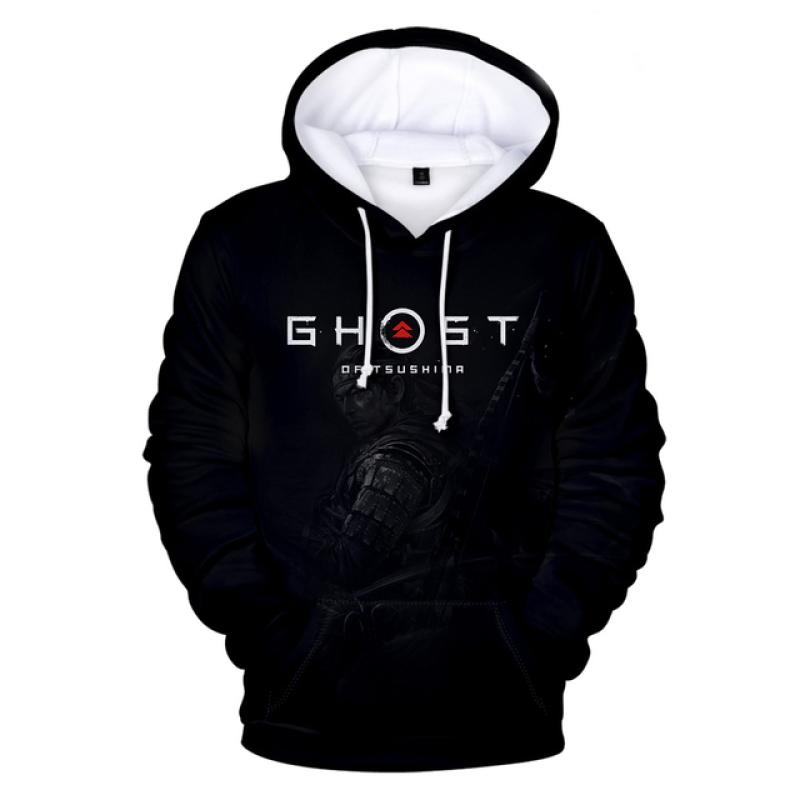Game Ghost of Tsushima 3D Print Hoodies Samurai Cosplay Sweatshirts Men Women Fashion Hoodie Hip Hop Pullover Unisex Hoody Coats