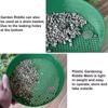3Pcs Plastic Soil Sieve Filter Mesh for Soil Stone Sifting Filtration Home Garden Flower Plant Nursery Tools (Green)