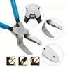 1pc Multi-Purpose Diagonal Pliers - Car Rivet Fastener Trim Clip Cutter Remover Puller Tool - Wire Stripping and Staple Removal for Automotive Repair
