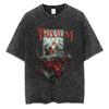 Metalowy Zespół Trivium Shogun Plakat Koszulki Męskie Damskie Bawełna Vintage Spłowiałe Highstreet Oversize Męskie Damskie Koszulki Letnie