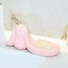 Soap Box Long Eared Rabbit Soap Holder Pink Bathroom Decor Organizer Rabbit Soap Dish  Household