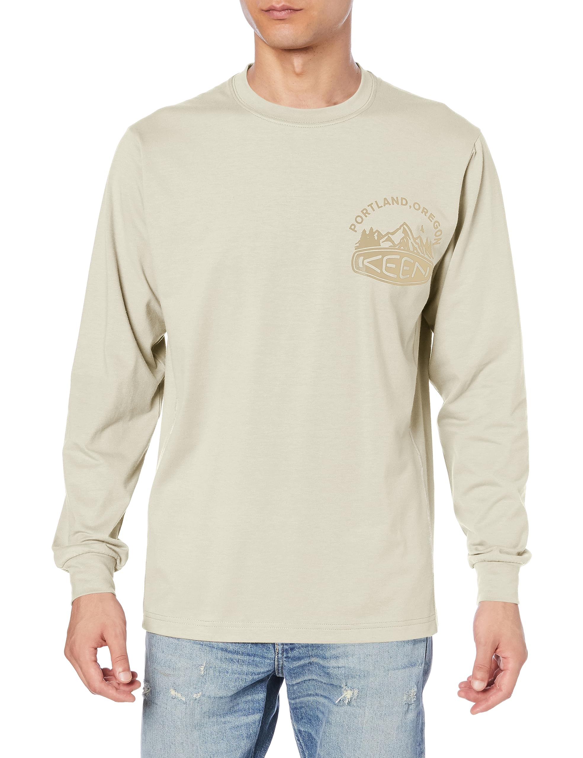

HARVEST TECH LS TEE S [Keen] Футболка WHITECAP/SAFARI