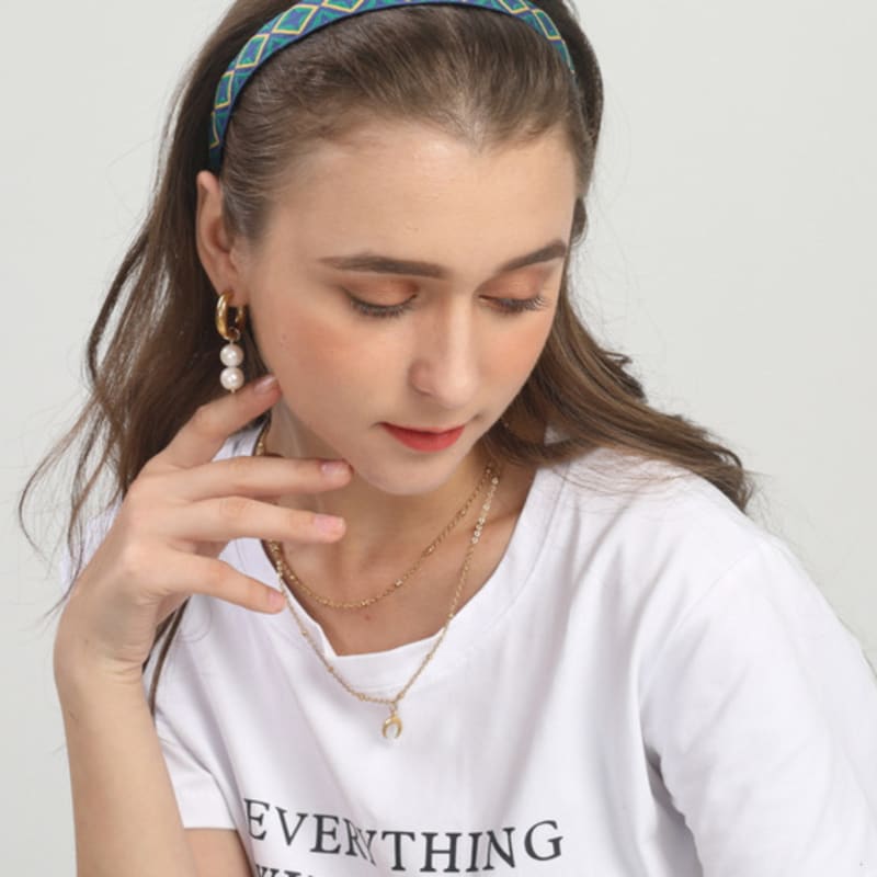 LALA Afrikanisches Muster Haarband-GRÜN