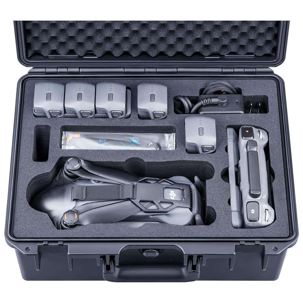Lykus Titan M400 Waterproof Case for DJI Mavic 4 Pro Fly Combo and DJI RC Pro Remote Holds Up To 6 More/Creator 2/RC2 Controller, [Case Only]
