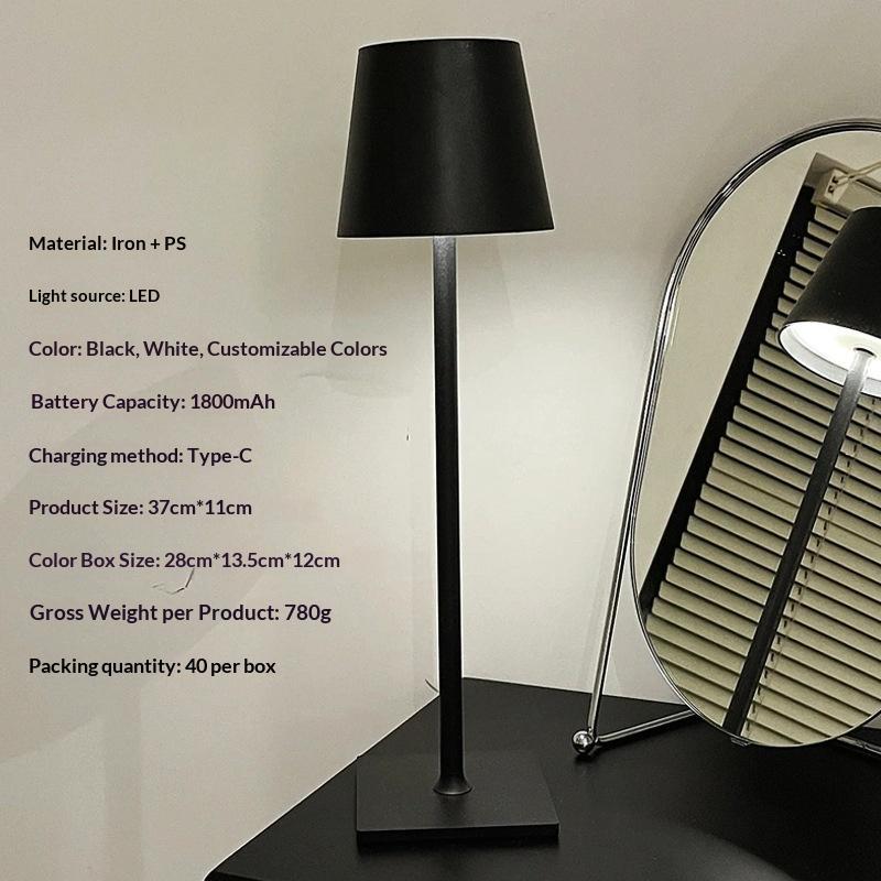Touch Activated Rechargeable Table Lamp For Dining Room Bedside Decoration Creative Ambient Light Night Light