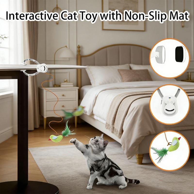 Interactives Hanging Electric with Automatic Motion and Moving Bird Kittens and Adult