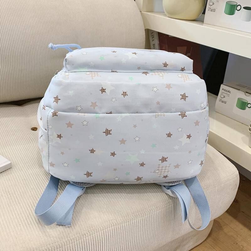 Five-pointed Star Backpack Large Capacity Printed Backpack Student Schoolbag