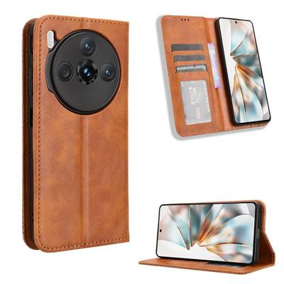 Flip Cover For ZTE Nubia Z60S Pro Leather Case [Flip Vintage Leather] Shockproof Durable Retro Case