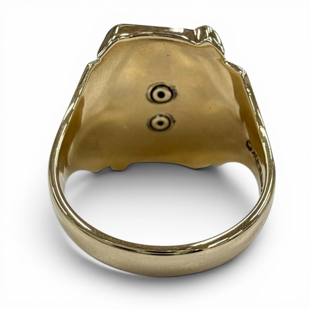 Gran Anillo JOSTEN anillo Universidad 1971 oro 10K hombre Usado