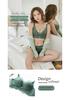 Elegant Lace Push-Up Bra Set: Seamless, Wire-Free Shaping, Side Support, Perfect for Small Busts.