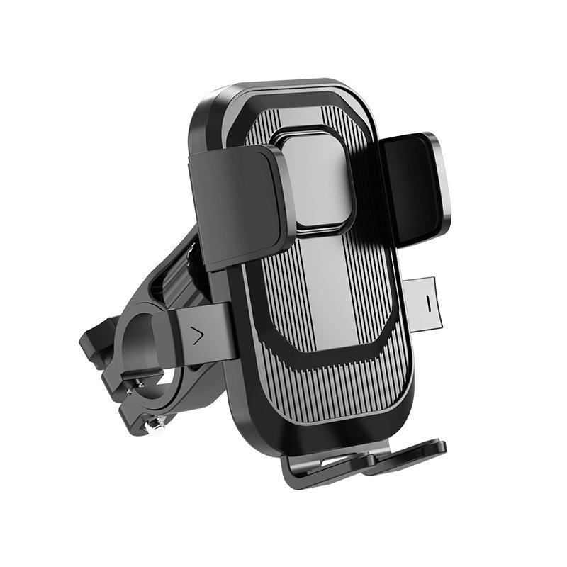 Shockproof Electric Vehicle & Motorcycle Phone Holder for Food Delivery & Navigation