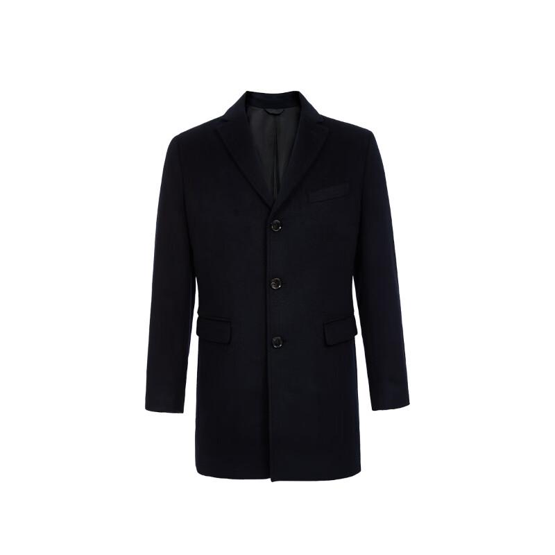 J.Lindeberg Men's Mid-Length Wool Single-Breasted Overcoat