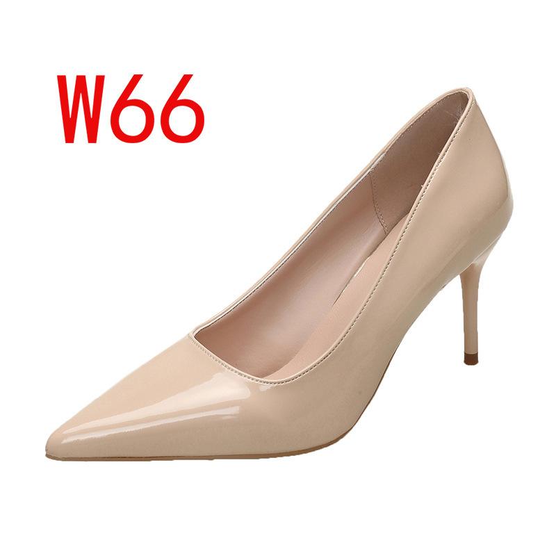 Czarne wysokie obcasy 2025 jesień jednolity kolor buty do pracy szpilka duży rozmiar 41-43 temperament zaawansowane poczucie jeden pedał