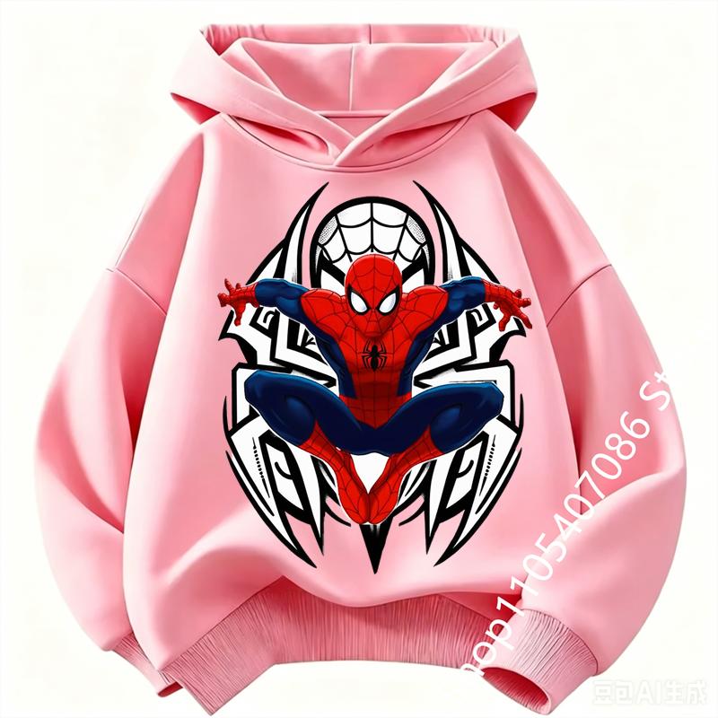 Kids Style Coat Fashion Animation Film Sweatshirt Clothing Boys Girl 3-12 Yrs Hoodie Long-Sleeved Casual Charming Clothes