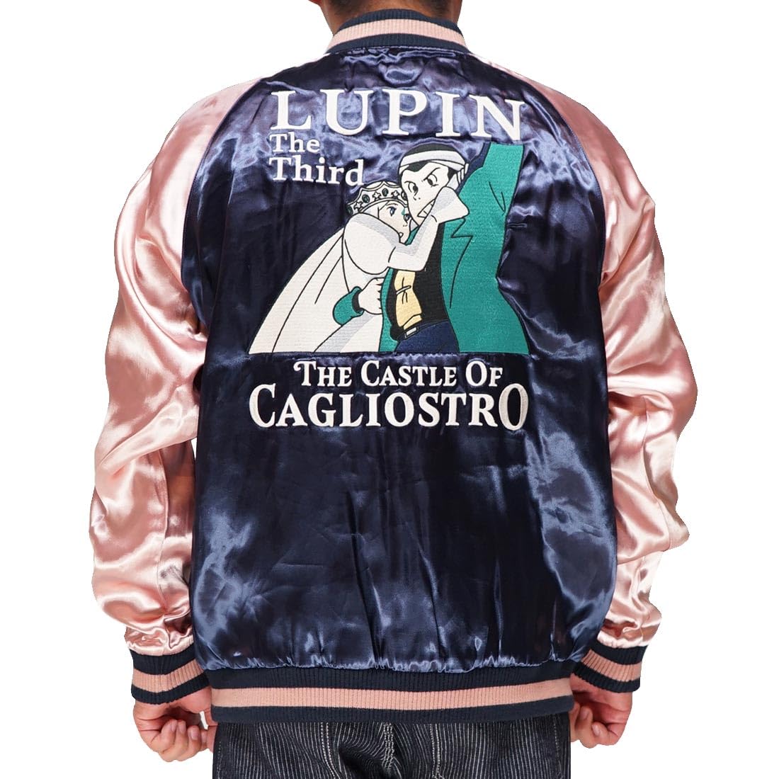 

Lupine the Third Reversible Sukajan Castle Zenigata Clarice [Banson] Cagliostro s LPN-2203 Navy-L Темно-синій