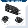 No.1K0853665 Fog Light Grill for Volkswagen Golf 2005-2009 Front Left Front Lower Bumper Fog Light Cover Inserts ABS 1 Pc Black