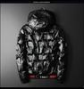 2023 European Trendy Men's Glossy Hooded Down Jacket - Warm White Duck Down, Plus Size