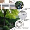 Zen Garden Waterfall Shower Curtain- Multi-Style Bath Decor, Perfect for Those Who Love Nature-Inspired and Practical Designs