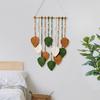 Bohemian Handmade Cotton Leaf Tapestry Wall Hanging