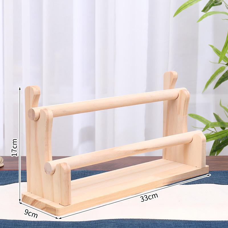 

Solid Wood Multi-Layer Jewelry and Watch Display Stand for Night Markets and Cultural Exhibits