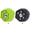 6 In 1 High Pressure Washer Spray Nozzle Adjustable 3600 PSI Pressure Washer Nozzle 1/4 In Quick Changeover for Garden Cleaning