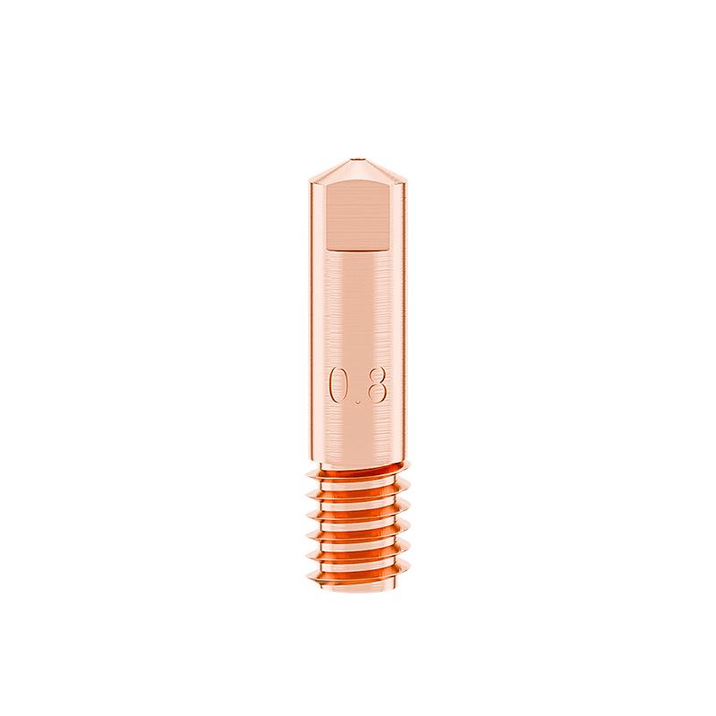 15AK Euro Style Copper-Plated Contact Tip for Gas/No-Gas MIG Welders
