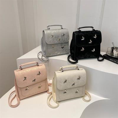 Niche Design Bag New Retro Casual Backpack Fashionable Casual College Student Backpack Women's Bag