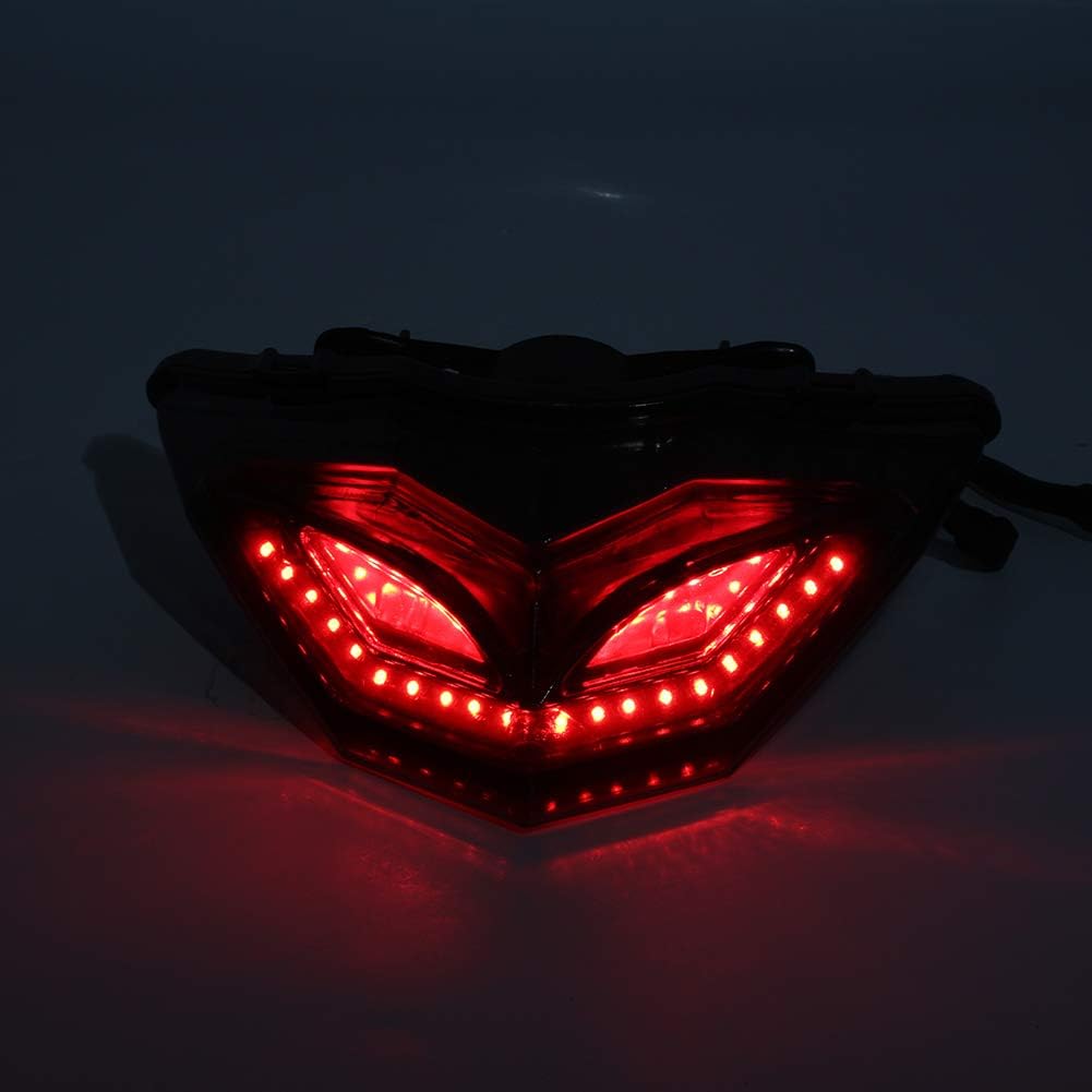 GZYF Motorcycle Integrated Taillight Brake Turn Signal Lamp for Kawasaki Ninja 250R 300 2013-2017