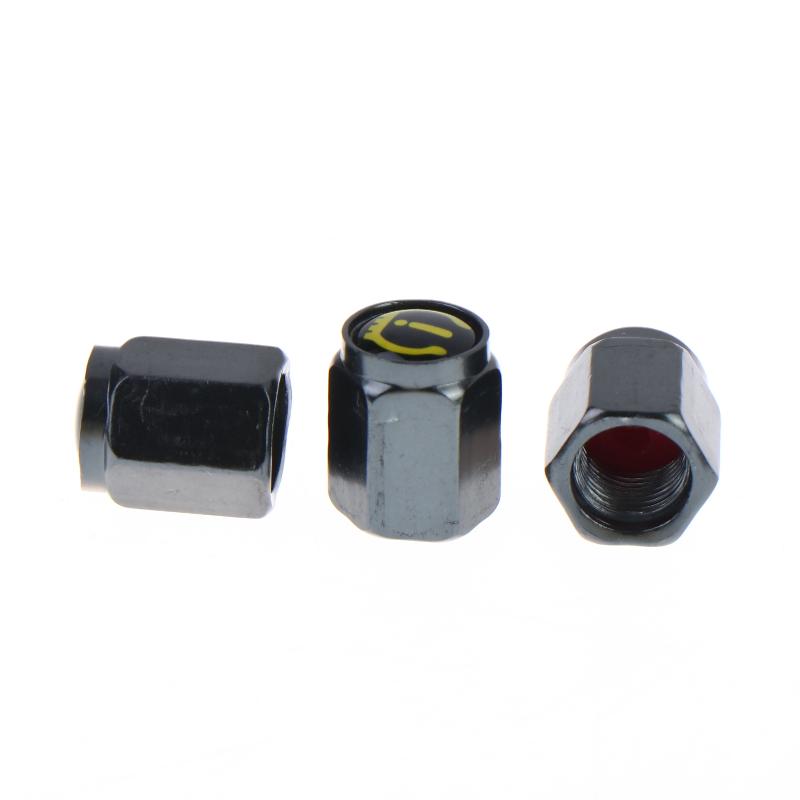 Car Tire Valve Stems Caps Set of 4 Universal Fit Dustproof Durable for All Cars Valve Stems 1