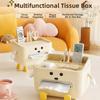 Dustproof Tissue Box with Lid Tissue Dispenser Storage Box Paper Towel Box  Desktop