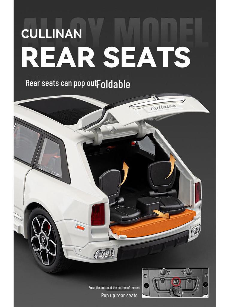 Rolls-Royce Cullinan Model Toy Car with Openable Doors - Perfect Gift for Boys On Valentine's or Children's Day.