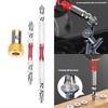 Slotted Bit for Electricians, Slotted Crossed Head Screwdriver Bit Set for Electrician Nonslip Screwdriver Bit