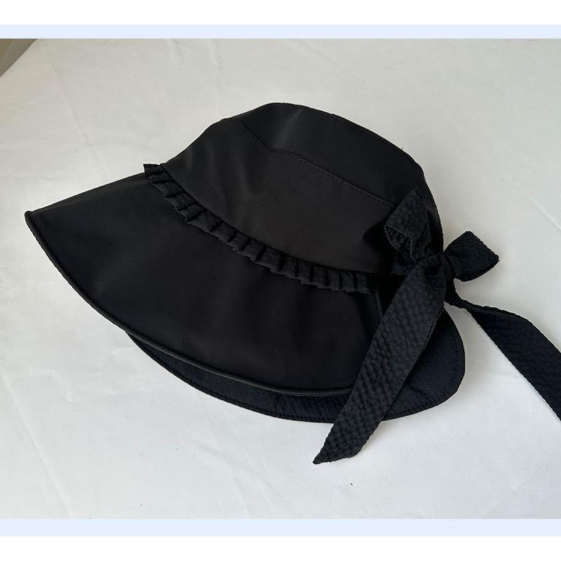 Korean Style Wide Brim Sun Hat Breathable Elegant Casual Outdoor Sun Protection Hat