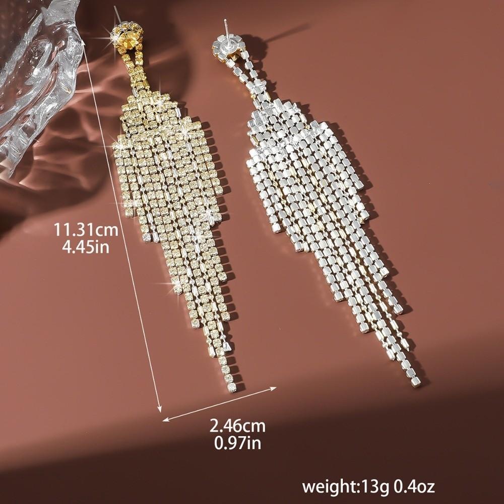 2 paia Orecchini Statement Strass Moda Orecchini Pendenti Lussuosi San Valentino