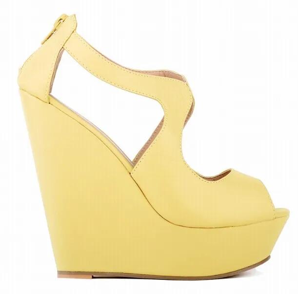 Divatos ékes szandálok Női nyári hétköznapi nyitott orrú platform magas sarkú gladiátor papucs Női parti ruhacipők Nagy méret