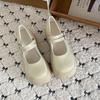 High-heeled Platform Small Leather Shoes Women's Autumn French Mary Jane Retro Heightening Japanese Muffin Single Shoes