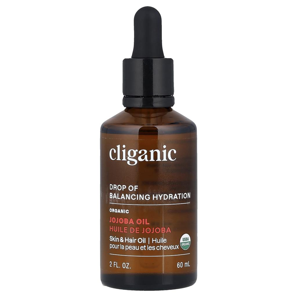 Cliganic, Organic Jojoba Oil, Oily and Combination Skin, 60ml (2 fl oz)