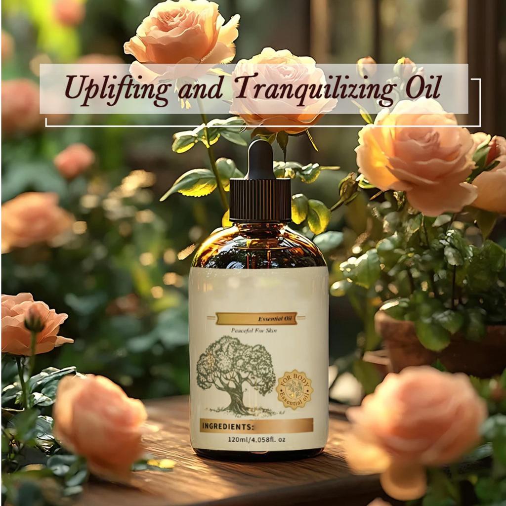 Massage Oil - Ultra-smooth With Soothing Aroma - Made With Natural Oil - Suitable For All Skin Types, Men And Women 120ML