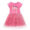 Vestito per Bambina K-Pop “Hunter” Girl Group: Vestito Estivo da Bambina a Maniche Corte in Tulle