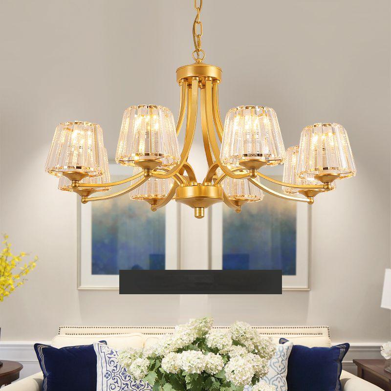Crystal Pendant Light Luxury Post-modern Minimalist Living Room Light Bedroom Dining Room Light