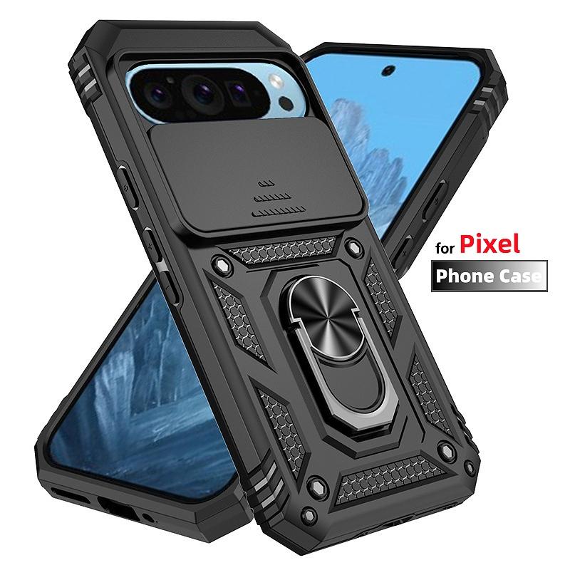 Armor Funda For Google Pixel 10 Pro 5G Case Cae Magnetic Holder Ring Case For Pixel10 Pixel 10 Pro XL 10Pro Lens Protector Cover