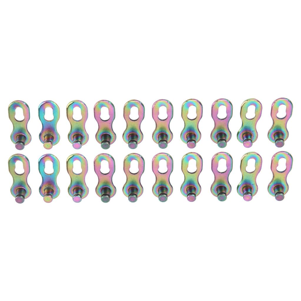 10 Pairs Bike Missing Link Speed Chain Link Road Bike Chain Link Connectors with 9 Speed Colored