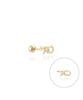 Lloyd Half Mini Note 14K Gold Piercing Lpfp3033G
