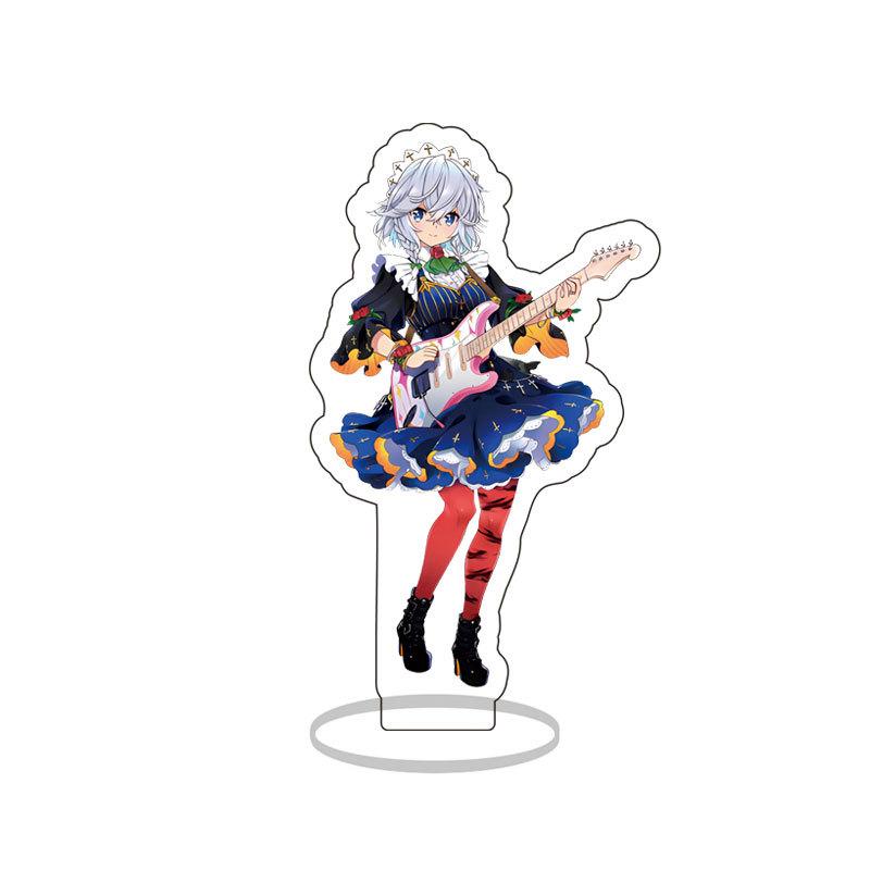 

Oriental Project8Cm Acrylic Standing Brand, Boli Reimu, Cute Animation Periphery, New Desktop Ornament 8cm*5PCS