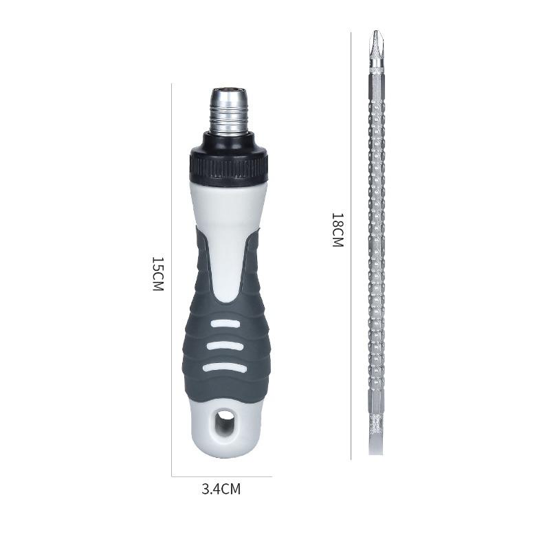 Ratchet Telescopic Screwdriver PH2 Bit Quick Driver Labor Saving Semi-Automatic Screwdriver