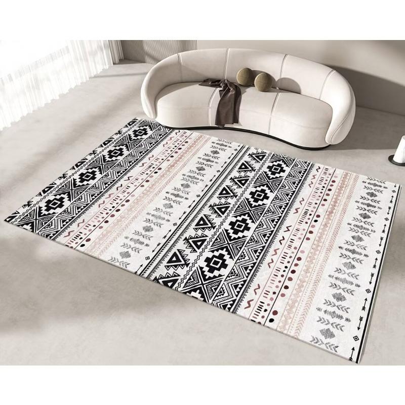 Modern Simple Household Mat Living Room Large Size Luxury Carpet Non-slip Bedroom Bedside Bay Window Rug Washable Kitchen Rug