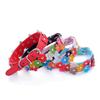 Portable Flowers Pet Dog Collar Leash Pu Leather Cat Chain Neck Strap For Small Middle Large Animal Teddy Chihuahua Pug Fashion