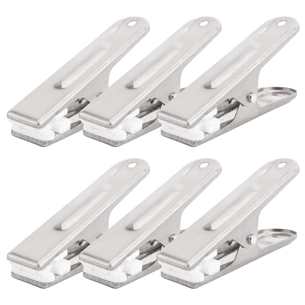 20Pcs Clothes Clips Stainless Steel Clothes Hanging Pins Clamps Home Laundry Underwear Pegs